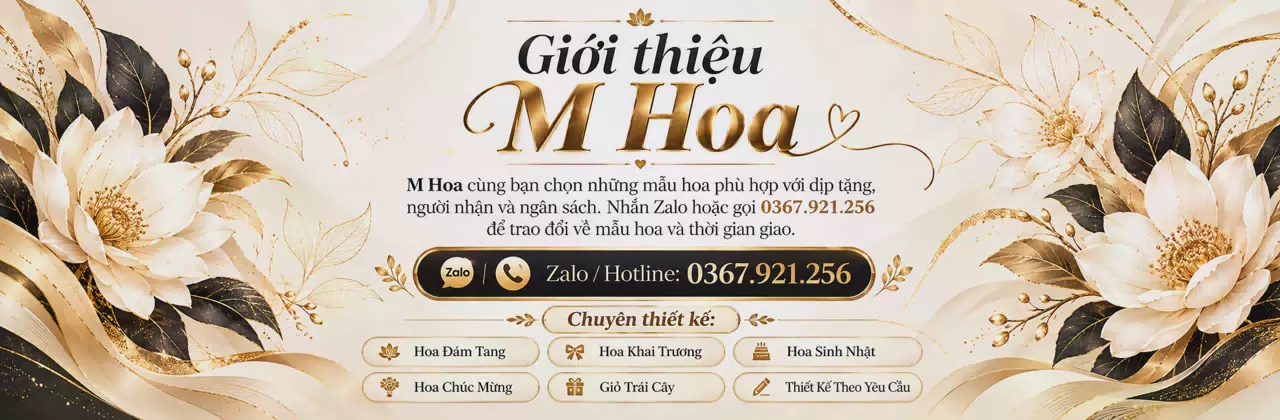 Ảnh bìa Shop hoa tươi Xã Bình Hàng Trung Đồng Tháp - Thêm sắc hoa cho ngày vui